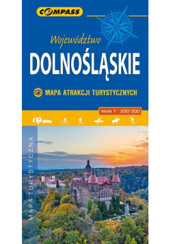 Województwo Dolnośląskie Mapa Atrakcji Turystycznych 1:250 000