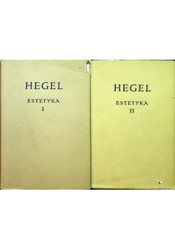 Hegel Estetyka tom I i II