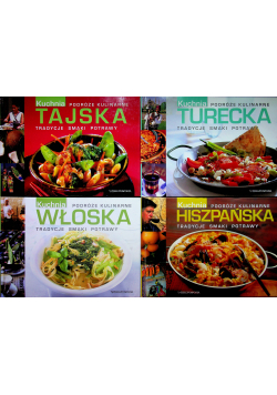 Podróże kulinarne 4 książki