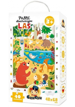 CzuCzu Puzzle obserwacyjne Las 40 elementów