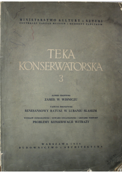 Teka konserwatorska 3