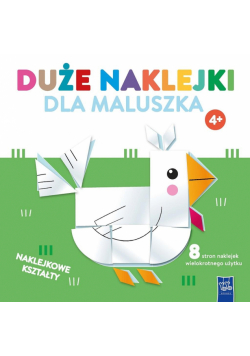 Duże naklejki dla maluszka. Kurka 4+