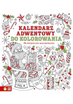 Kalendarz adwentowy do kolorowania