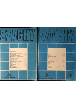 Szachy miesięcznik nr 11 i 12
