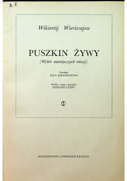 Puszkin żywy