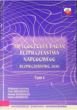 Metodologia badan bezpieczeństwa narodowego Tom I