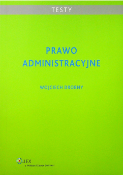 Prawo administracyjne Testy