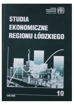 Studia ekonomiczne regionu łódzkiego Nr 10