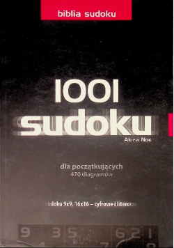 1001 sudoku dla początkujących 470 diagramów