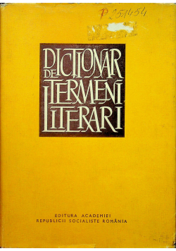 Dictionar de Termeni Literari
