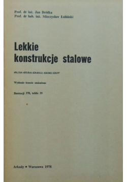 Lekkie konstrukcje stalowe