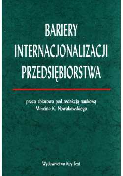 Bariery internacjonalizacji przedsiębiorstwa