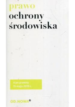 Prawo ochrony środowiska 2019