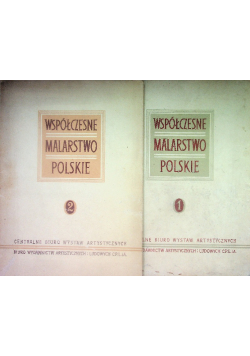 Współczesne malarstwo polskie Tom I i II