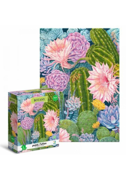 Puzzle Easy-L Botanika: Kaktusy i sukulenty