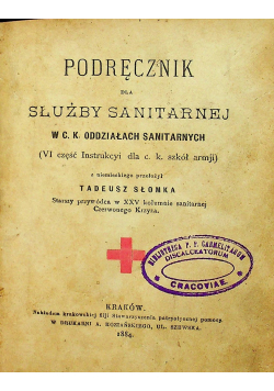 Podręcznik dla służby sanitarnej 1884 r.