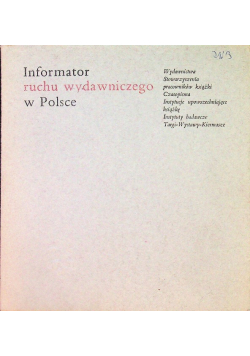 Informator ruchu wydawniczego w Polsce