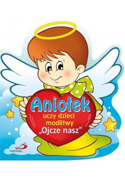 Aniołek uczy dzieci modlitwy "Ojcze nasz"