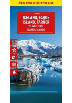 Mapa drogowa Islandia 1:500 000