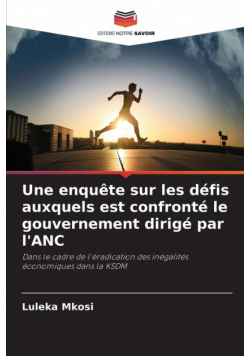 Une enquête sur les défis auxquels est confronté le gouvernement dirigé par l'ANC
