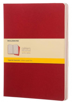 Zestaw 3 zeszytów Cahier Journals 19x25 gładki