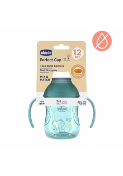 Kubek 360` do nauki samodzieln picia 200ml turkus