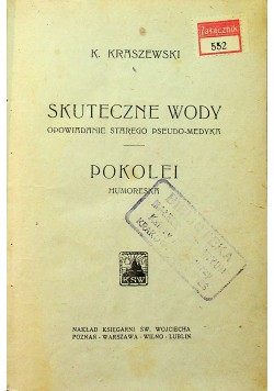 Skuteczne wody / Jool ok 1923 r