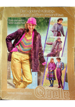 Quelle Katalog Herbst Winter 82 / 83