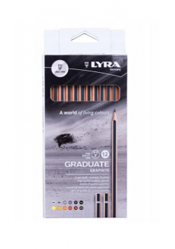 Ołówek grafitowy 4H-6B (12szt)