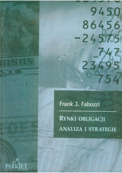 Rynki obligacji analiza i strategie