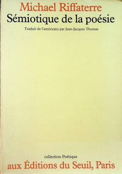Semiotique de la poesie