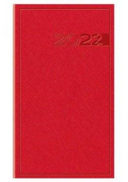 Kalendarz 2022 Tygodniowy Print SPECIAL czerwony