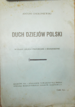 Duch dziejów Polski  1918r