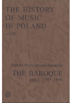 The history of music in poland  Volume II