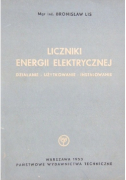 Liczniki Energii Elektrycznej