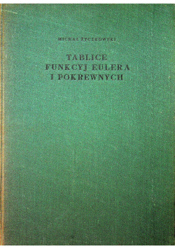 Tablice funkcyj Fulera i pokrewnych