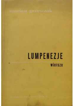 Lumpenezje Wiersze