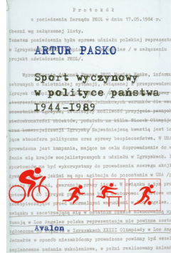 Sport wyczynowy w polityce państwa 1944-1989