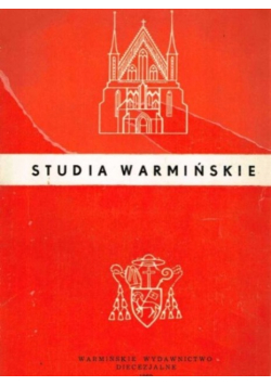 Studia warmińskie Tom VI
