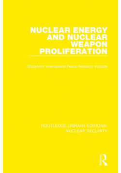 Nuclear Energy and Nuclear Weapon Proliferation
