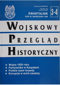 Wojskowy Przegląd Historyczny nr 3 i 4
