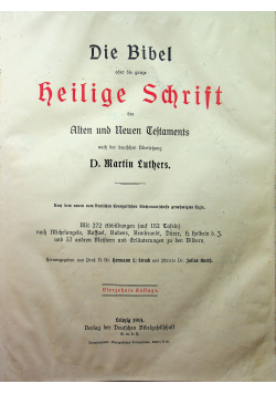 Die Bibel oder die ganze heilige Schrift / Das Neue Testament 1914 r