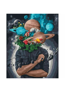 Malowanie po numerach - Mój kosmos 40x50cm