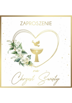 Zaproszenie Chrzest (5szt)