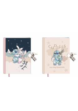 Pamiętnik z kłódką Stitch