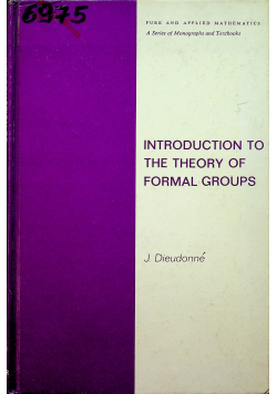 Introduction to the theory of formal groups