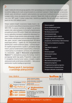 Język C Nowoczesne programowanie