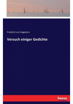 Versuch einiger Gedichte