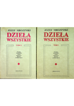 Mroziński Dzieła wszystkie 2 tomy