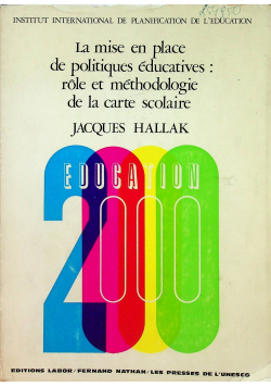 La mise en place de politiques educatives